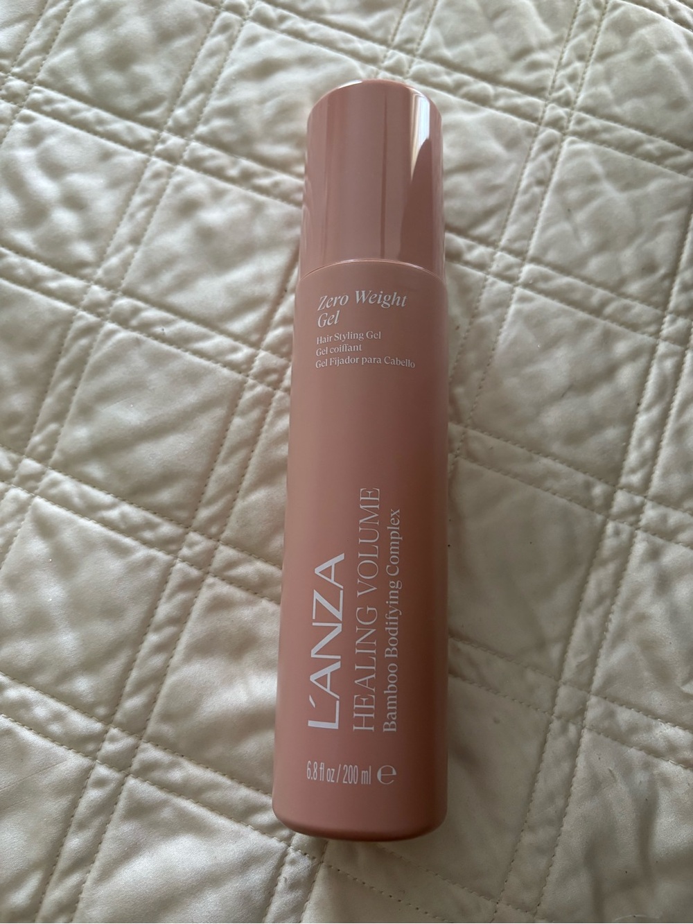 L'ANZA Zero Weight Gel - Pink Styling Gel for Volume